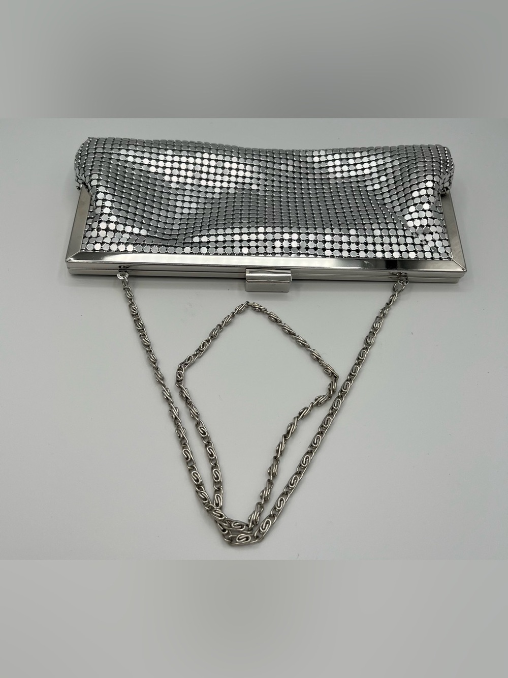Silver Mesh Evening Clutch Style & Company